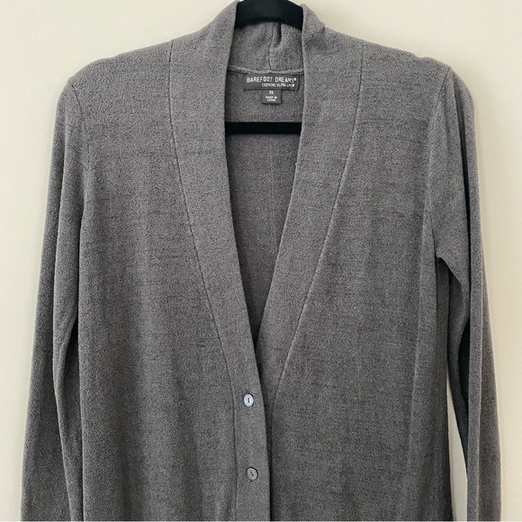 Barefoot Dreams 496 Cozychic Ultra Lite Long Duster Cardigan - Picture 4 of 11